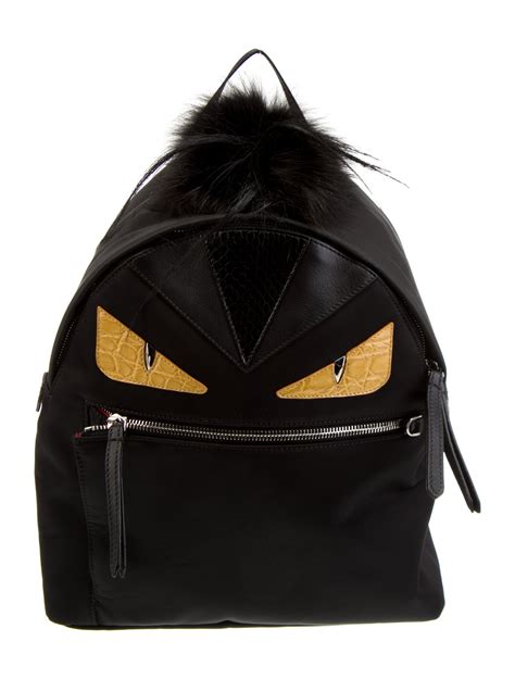 fendi monster backpack fake|fendi monster mohawk backpack.